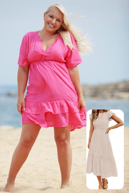 After AI suit visualization, tailored suit appears on model