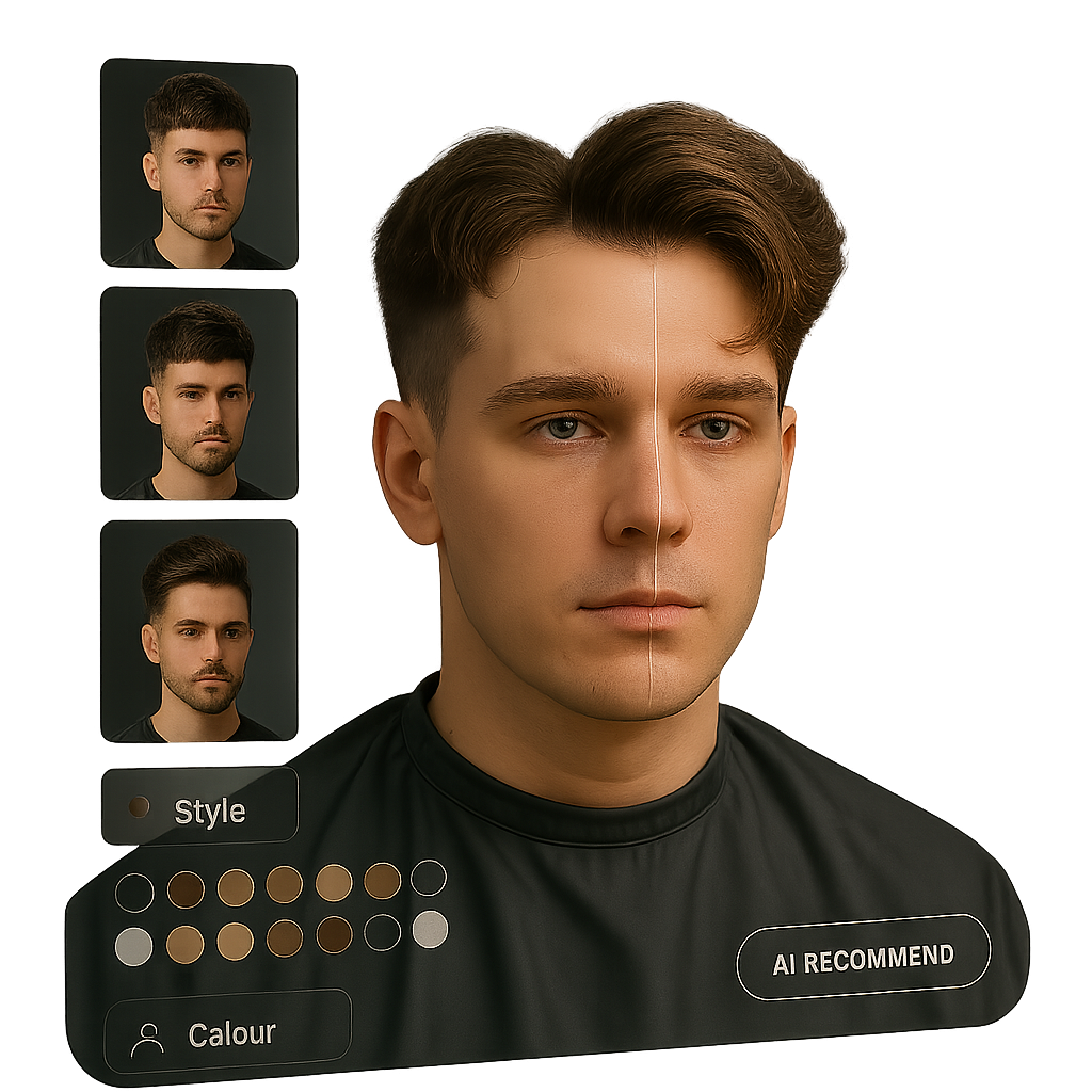 digital hairsalon mirror