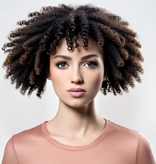 Loose Curly Afro tilt bg 1