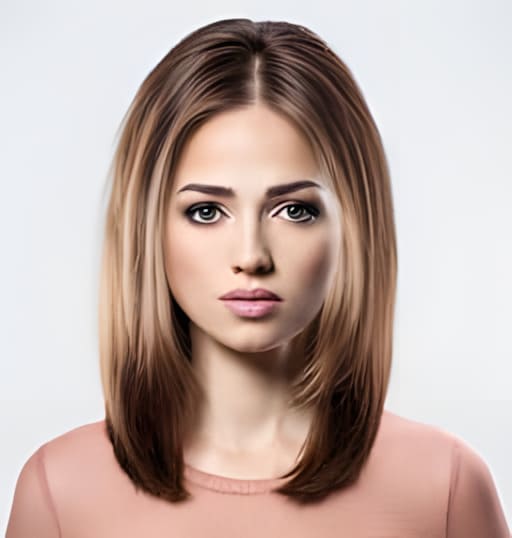 Shoulder Length Hair tilt bg 1