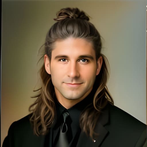 Long Hair Tied Up tilt bg 1