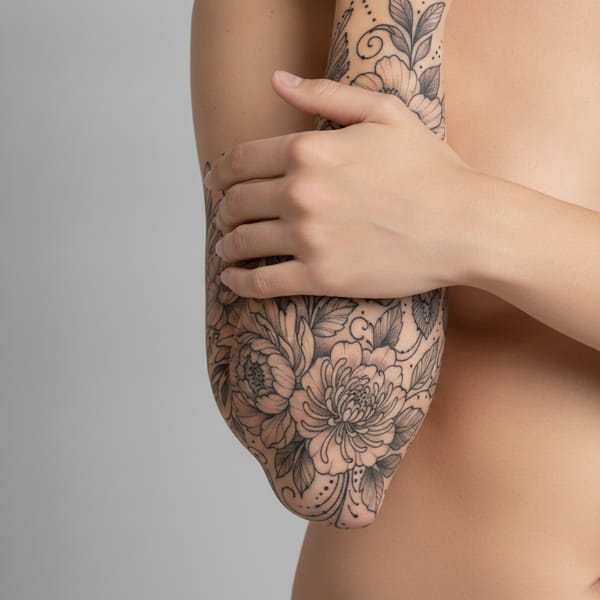 Tattoo try-on result